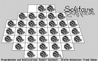 Solitaire atari screenshot